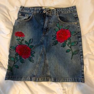 Express Bleus denim skirt